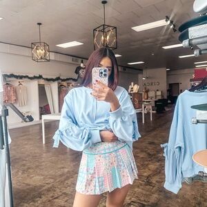 Pastel patches active skort
